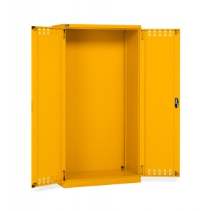 Armadio con ante a battente fessurate 54x27 EH, colore giallo RAL 1004