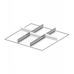 Divisori per cassetti con altezza frontale 150 mm