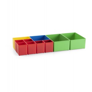 Kit 10 contenitori in polipropilene Store Box
