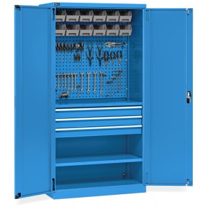 Armadio portautensili e porta minuteriaPERFOM14051, colore blu