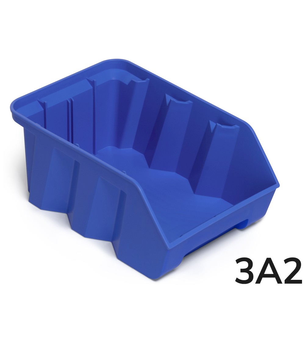 Contenitore salvaspazio in polipropilene Picking Box Air, mis. 3A2 - blu