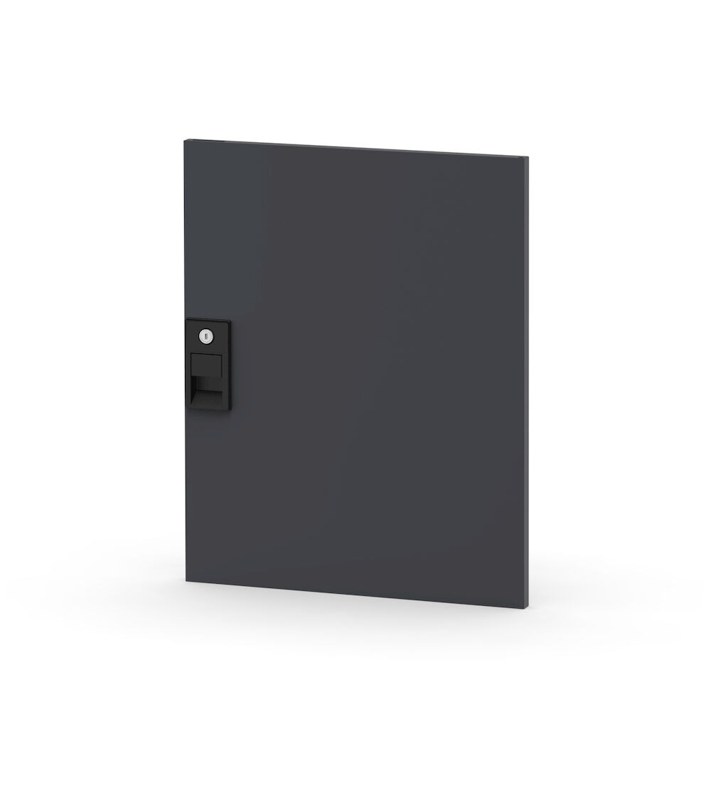 Porta interna destra H600 mm con maniglia Dark Grey, L503 x P34 x H600 mm