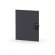 Porta interna sinistra H600 mm con maniglia Dark Grey, L503 x P34 x H600 mm