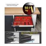 Banco da lavoro Work Master BR MASTERBR1507, 150 cm