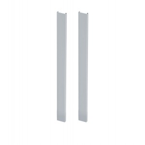 Coppia tamponi laterali per banchi serie Work, grigio