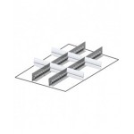 Set materiale di separazione per altezza frontale 150/175 mm, 18x27 EH