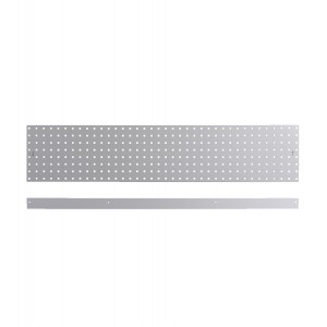 Kit 3 pannelli con due bordi fermacassa da 1438 mm, grigio