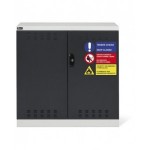 Armadio con ante a battente fessurate, L1023 x P555 x H1000 mm, PERFOM12018