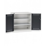 Armadio con ante a battente fessurate, L1023 x P555 x H1000 mm, PERFOM12022
