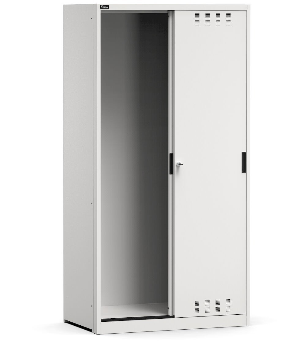 Armadio vuoto con porte scorrevoli fessurate, L1020 x P600 x H2000 mm