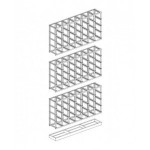 Scaffale monoblocco per minuteria con 20 contenitori Picking Box Classic, mis.  4,  L1765  x P500 x H885 mm