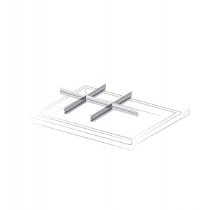 Divisori per cassetti con altezza frontale 75 mm
