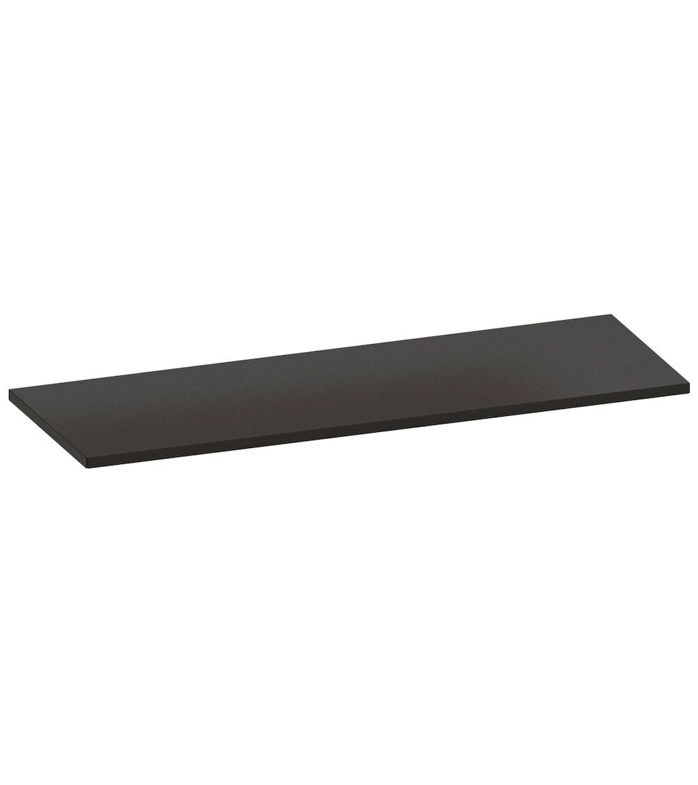 Top in acciaio gommato, L1734 x P600 x H32 mm
