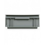 Contenitore Euro Box, L400 x P300 x H120 mm, maniglie a conchiglia
