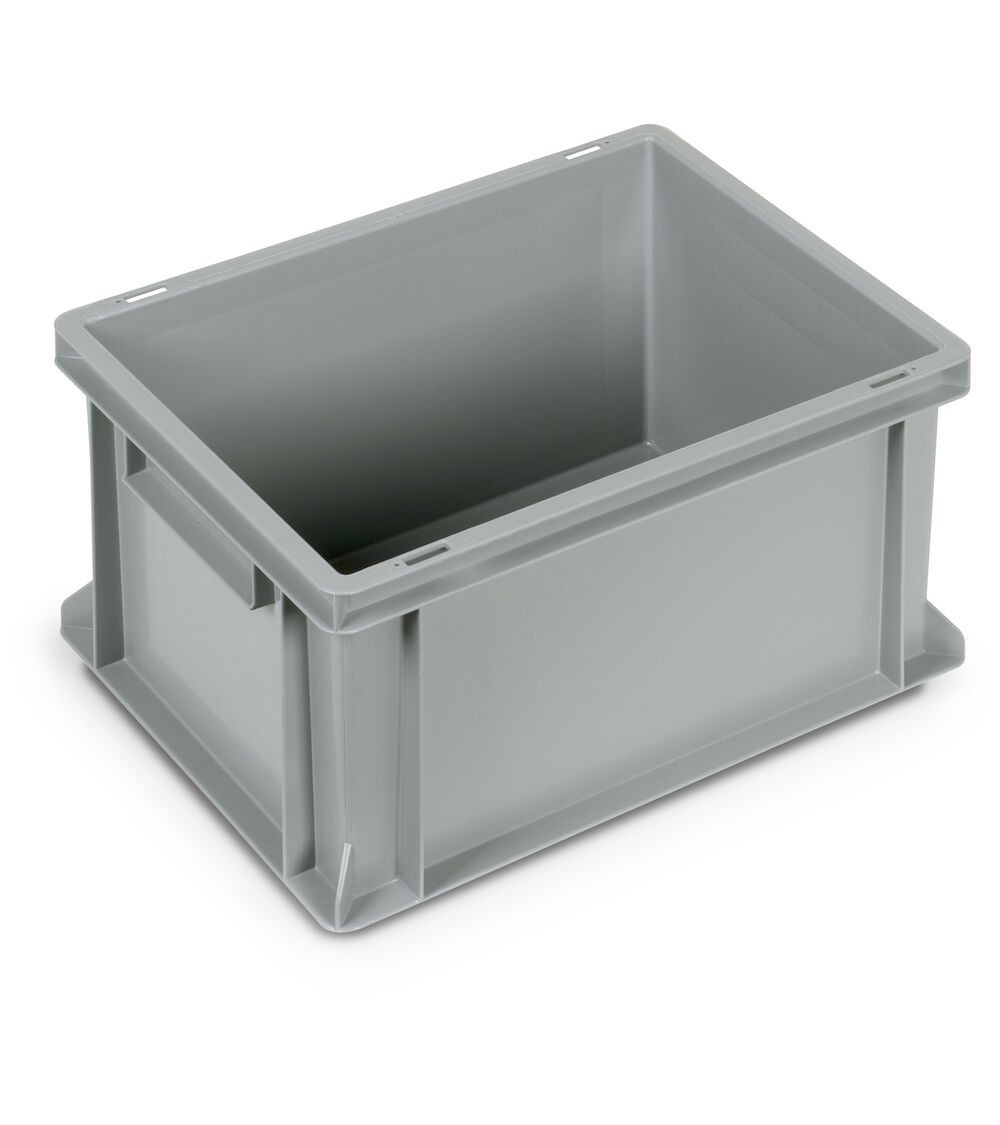 Contenitore Euro Box, L400 x P300 x H220 mm, maniglie chiuse