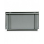 Contenitore Euro Box, L400 x P300 x H220 mm, fondo rinforzato, maniglie aperte