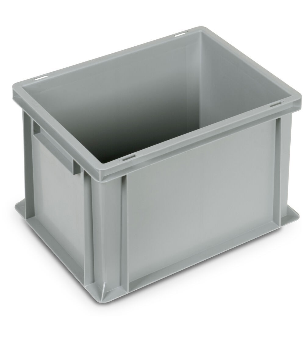 Contenitore Euro Box, L400 x P300 x H270 mm, maniglie chiuse