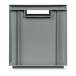 Contenitore Euro Box, L400 x P300 x H320 mm, fondo rinforzato, maniglie aperte