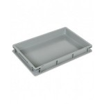 Contenitore Euro Box, L600 x P400 x H75 mm, maniglie chiuse