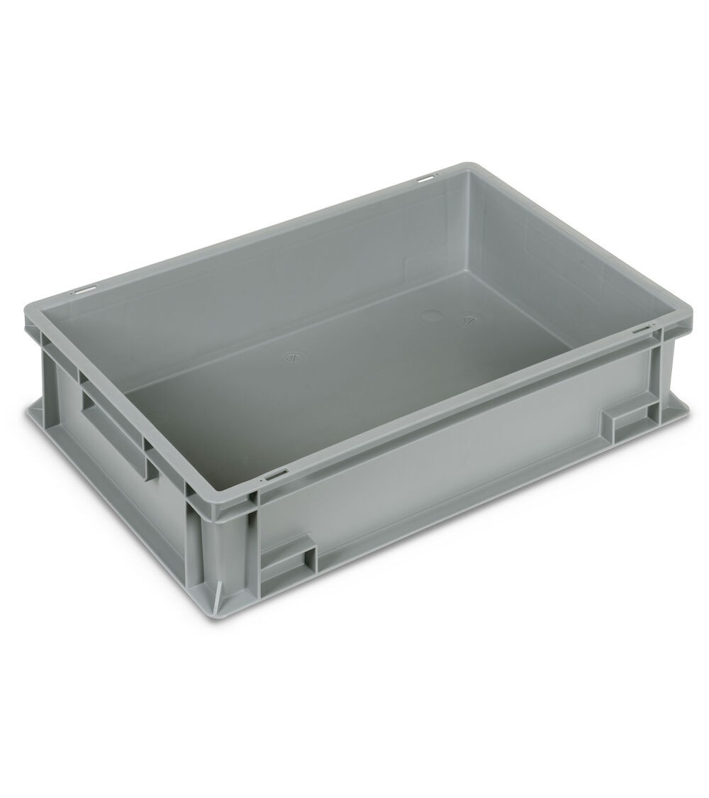 Contenitore Euro Box, L600 x P400 x H150 mm, maniglie chiuse