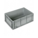Contenitore Euro Box, L600 x P400 x H236 mm, maniglie chiuse