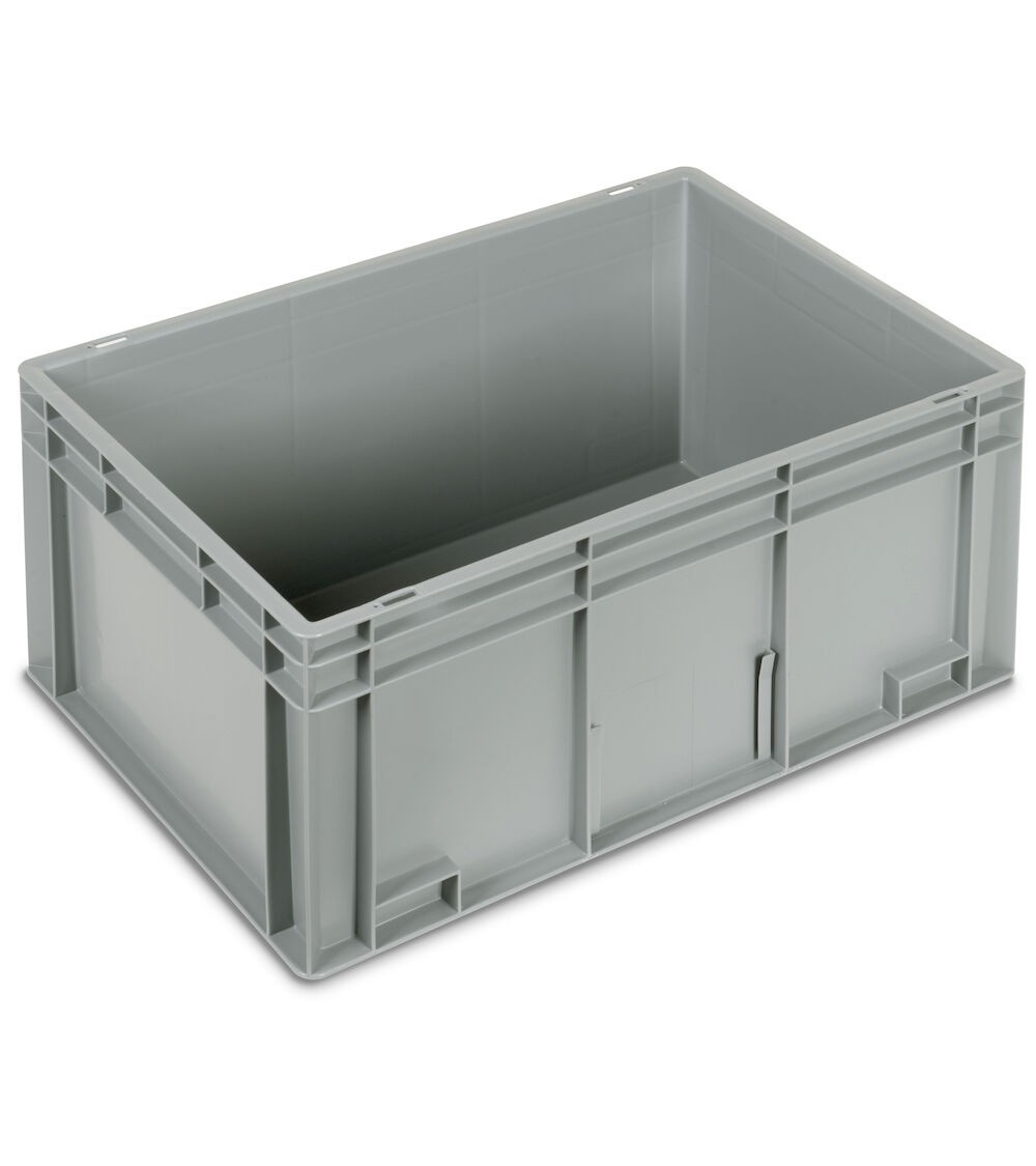 Contenitore Euro Box, L600 x P400 x H280 mm, maniglie chiuse