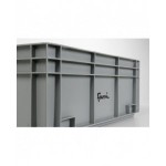 Contenitore Euro Box, L600 x P400 x H320 mm, maniglie chiuse