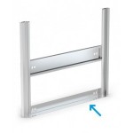 Telaio modulare e sovrapponibile per cassettiere Visual Box, L602 x P22 x H500 mm