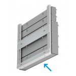 Telaio modulare e sovrapponibile per cassettiere Visual Box, L602 x P22 x H500 mm
