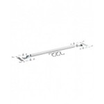 Kit tubo Ø22 appendiabiti, L458 x P23 x H56 mm