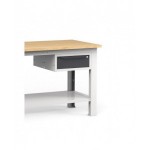 Banco da officina con 1 cassetto, 150 cm, Grigio e antracite