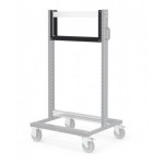 Coppia supporti parziali per Visual Box, L649 x P50 x H319 mm