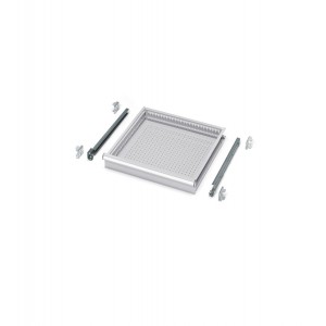 Cassetti ad estrazione semplice 24x27 EH, colore grigio RAL 7035
