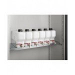 Armadio ante battente fessurate, 4 piani, 18 taniche, 1 vasca interna, 1 vasca esterna, L1048 x P600 x H2027 mm, PERFOM14024