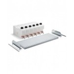 Armadio ante battente fessurate, 4 piani, 18 taniche, 1 vasca interna, 1 vasca esterna, L1048 x P600 x H2027 mm, PERFOM14024