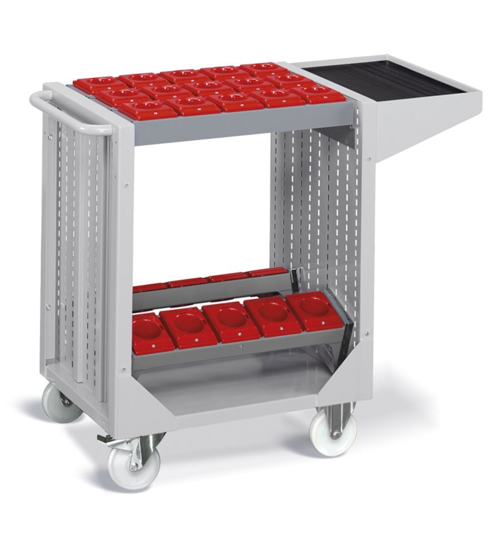 Carrello Combi NC con 25 Boccole ISO 50, Grigio