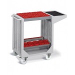 Carrello Combi NC con 25 Boccole ISO 50, Grigio