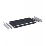 Cassetto per scaffale a estrazione semplice H 100 mm, grigio antracite