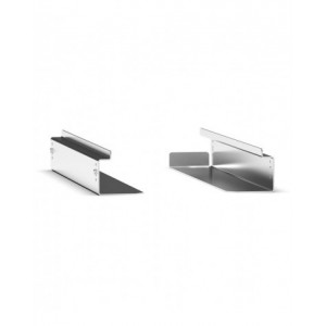 Coppia di slitte per contenitori, L75 x P594 x H69 mm