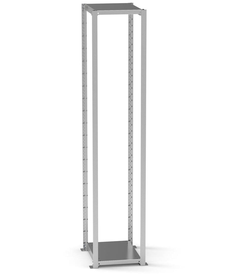 Campata base per scaffale porta contenitori, L548 x P621 x H2003 mm