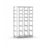 Scaffale vuoto per contenitori mis. 4/4A5, L1208 x P521 x H2003 mm