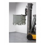 Contenitore industriale con fondo apribile a rulli, L1000 x P800 x H800 mm