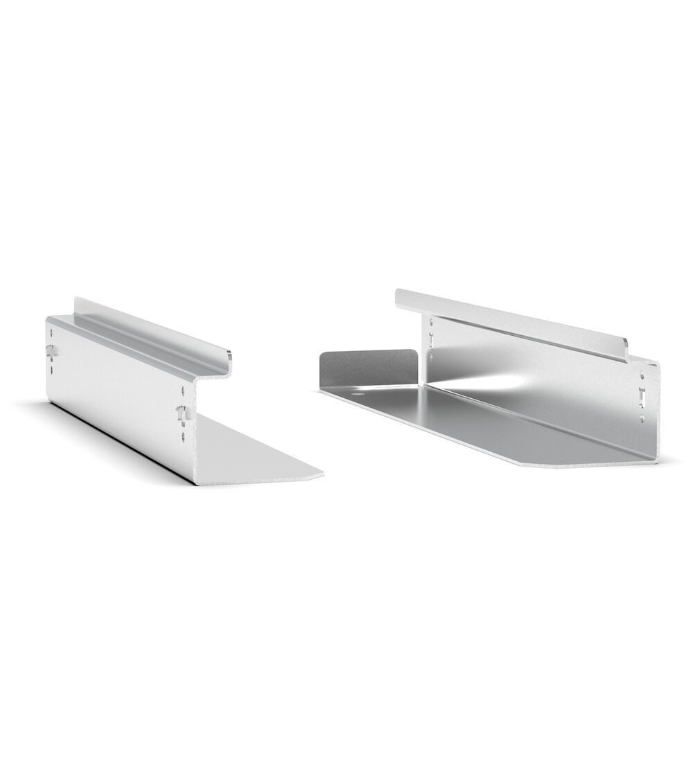 Coppia di slitte per contenitori, L75 x P394 x H69 mm
