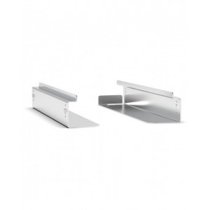 Coppia di slitte per contenitori, L75 x P494 x H69 mm
