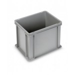 Contenitore Euro in polipropilene riciclato, L400 x P300 x H320mm, maniglie a conchiglia
