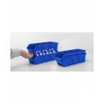 Contenitore per scaffali RK Box Air, mis. 4114, L141 x P400 x H142 mm