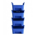 Contenitore per scaffali RK Box Air, mis. 4121,  L214 x P400 x H142 mm