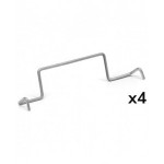 Kit 4 fermi posteriori per contenitore RK Box Air, L195 x P26 x H53 mm