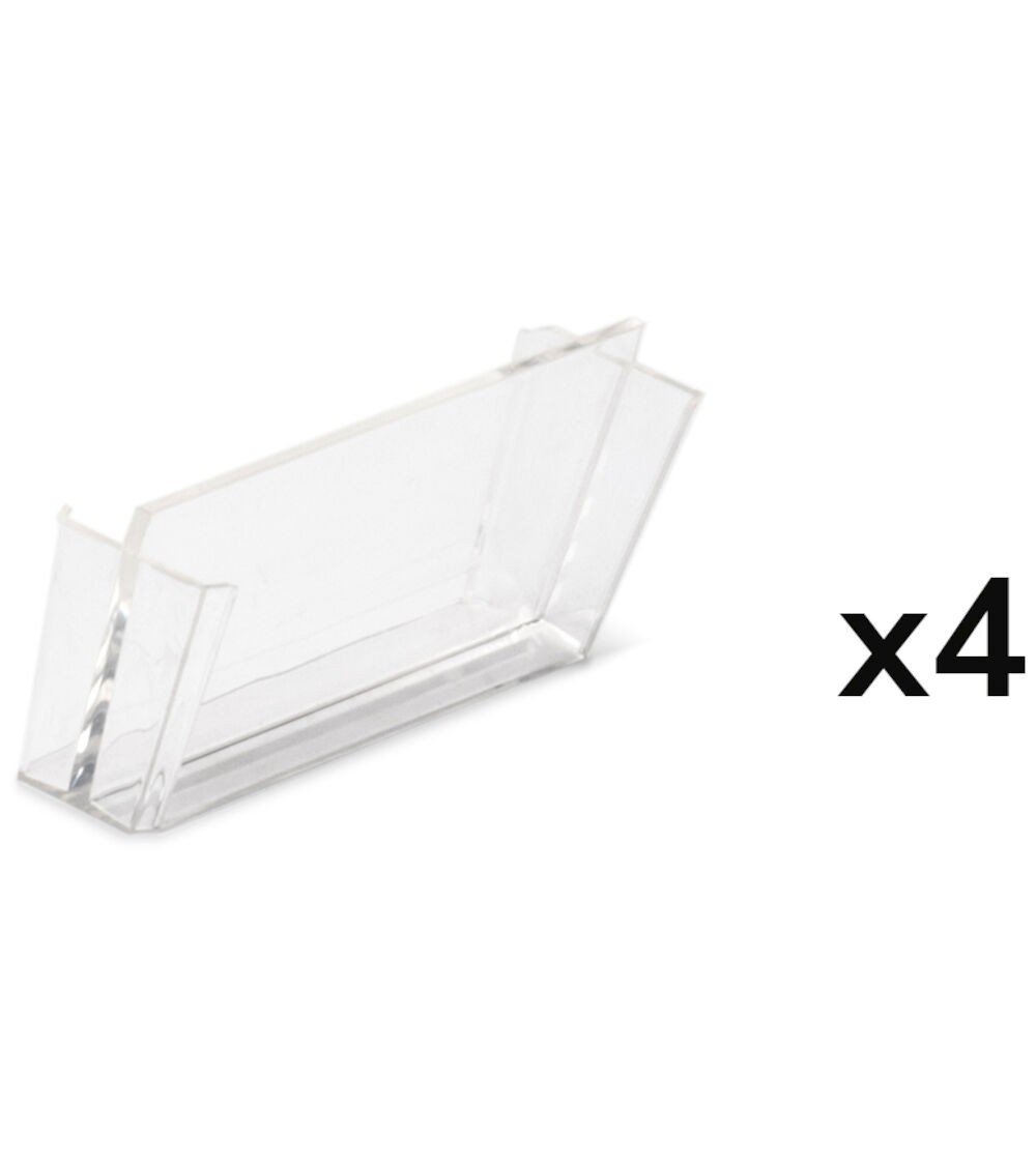 Kit 4 divisori trasversali per contenitore RK Box Air, L123 x P43 x H80 mm