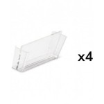 Kit 4 divisori trasversali per contenitore RK Box Air, L123 x P43 x H80 mm